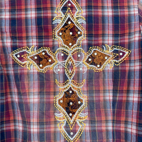 Roar button down western shirt. - Picture 4 of 5